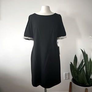 Karl Lagerfeld Black Dress Sz 12 NEW w/ tags
